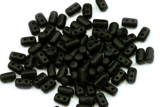 Matubo Rulla™ 3x5 mm, bal. 10 g - sytá černá matná