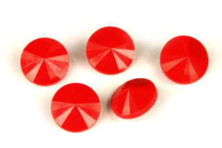 MATUBO™ Rivoli 12 mm - Korál, sytá korálově červená (Coral)