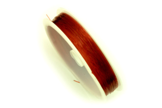 Elastomer kulatý, průměr 0,6 mm, cívka 18 m - barva hnědá (2. jakost)