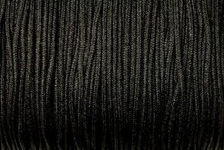 Nylonová šňůrka vázací, průměr 0,8 mm, metráž 1 m - černá