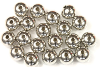Korálky z nerezové oceli AISI 304, kulička 8 mm, 1 ks