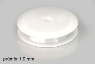 Elastomer kulatý, průměr 1,0 mm, cívka 10 m - čirý