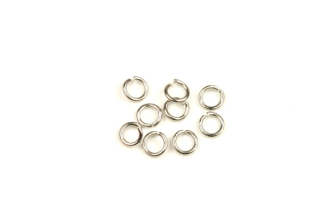 Spojovací kroužek 4 mm/0,7 mm, nerezová ocel AISI 304, 10 ks