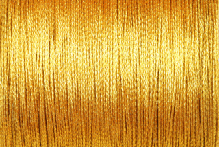 Metalická nit/šňůrka stáčená, průměr cca 0,3 mm, metráž 1 m - zlatá