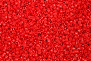 Rokajlové korálky Miyuki Delica 11/0 - Opague Dark Cranberry (DB723), 5 g