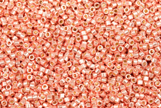 Rokajlové korálky Miyuki Delica 11/0 - Duracoat Galvanized Bright Copper (DB2503), 3 g