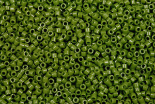 Rokajlové korálky Miyuki Delica 11/0 - Opague Avocado (DB1135), 5 g
