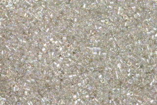 Rokajlové korálky Miyuki Delica 11/0 - Transparent Gray Mist AB (DB1251), 5 g